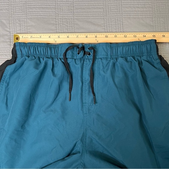 Nike Mens Swim Trunks Size XL Blue Orange Swoosh Logo Drawstring Beach Swimming - Picture 8 of 12